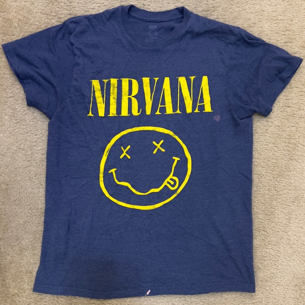 NIRVANA Charcoal Gray T-Shirt
